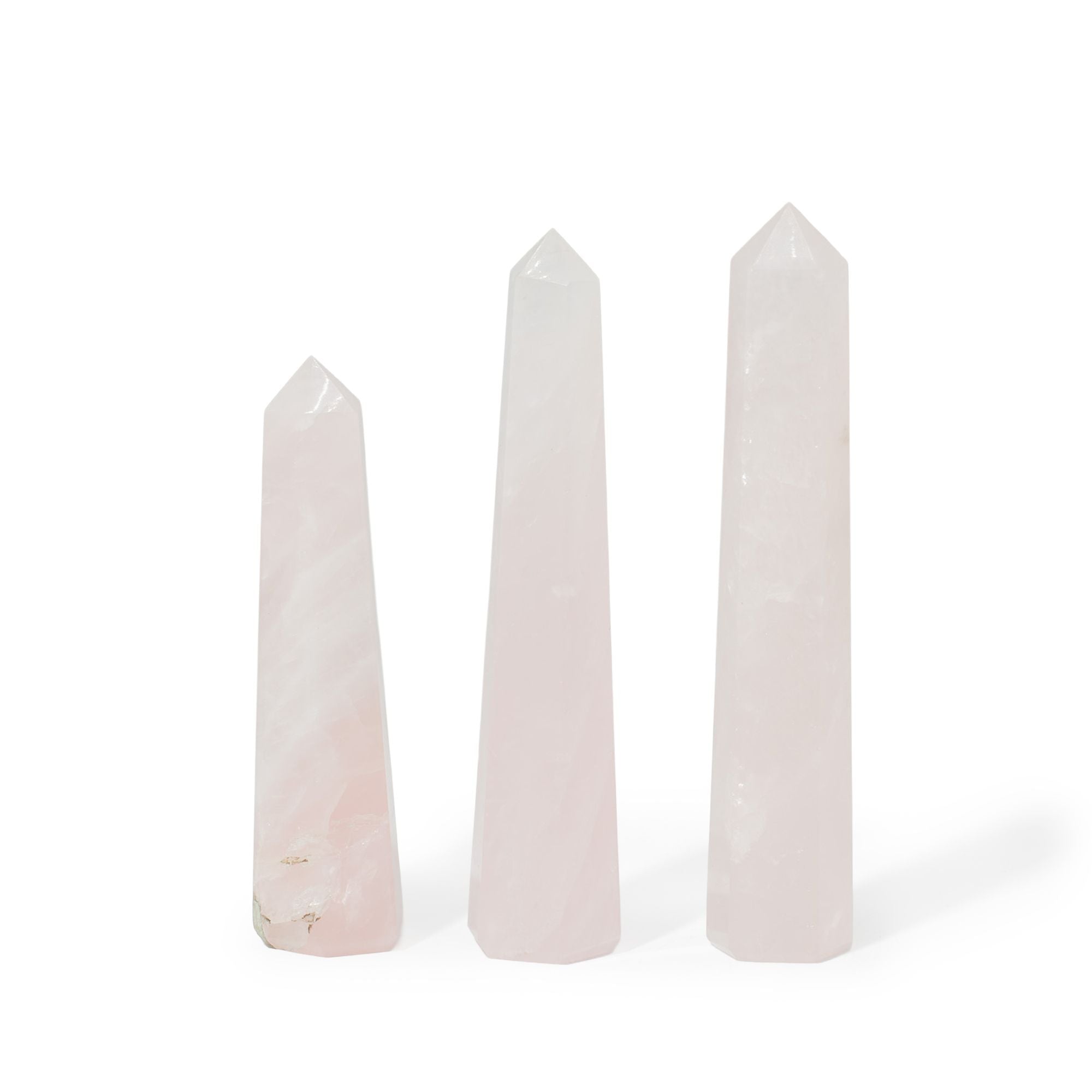 Obélisque Quartz Rose Six Faces | Décoration Zen & Douceur Naturelle