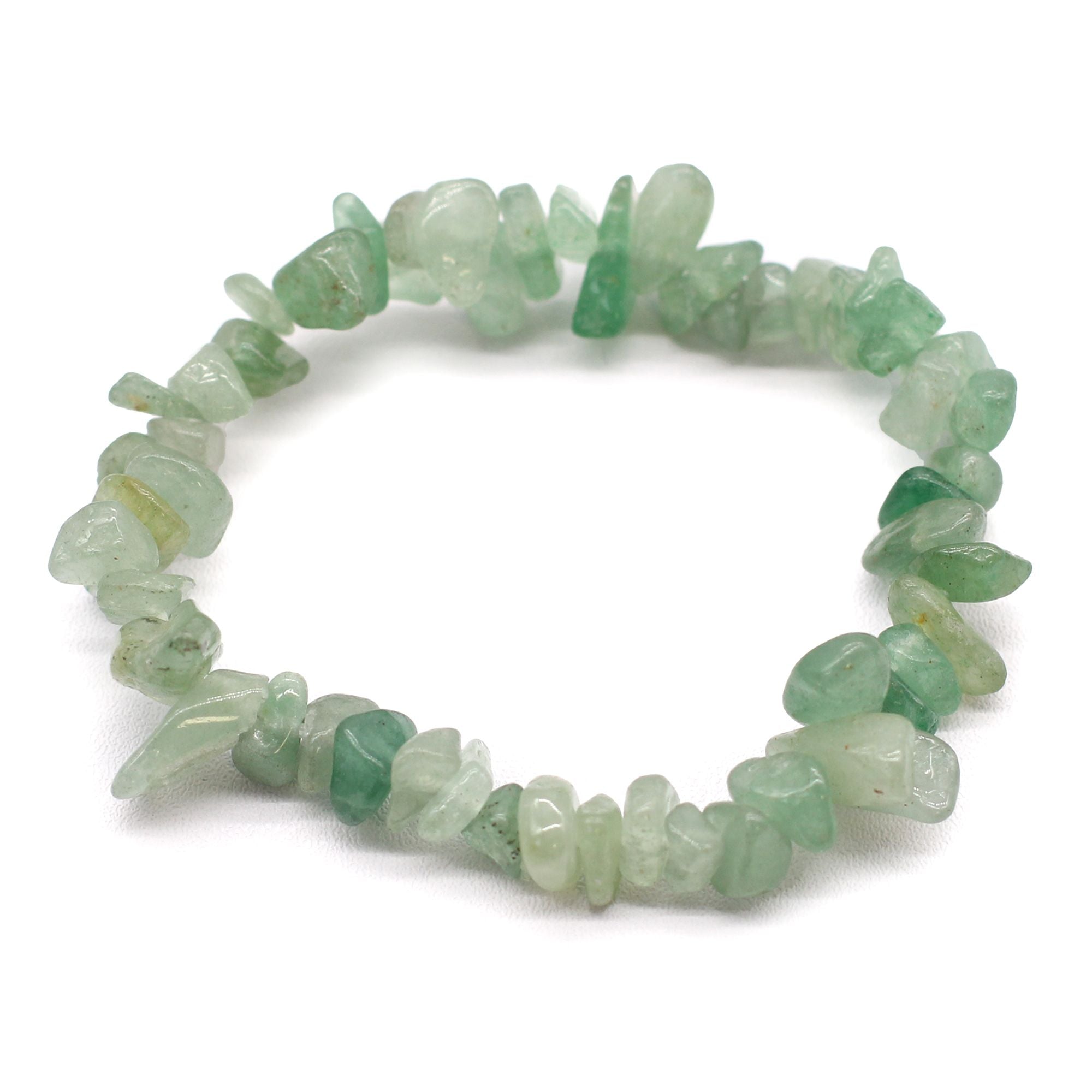 Bracelet en pierres naturelles de jade, bijou bien-être élastique