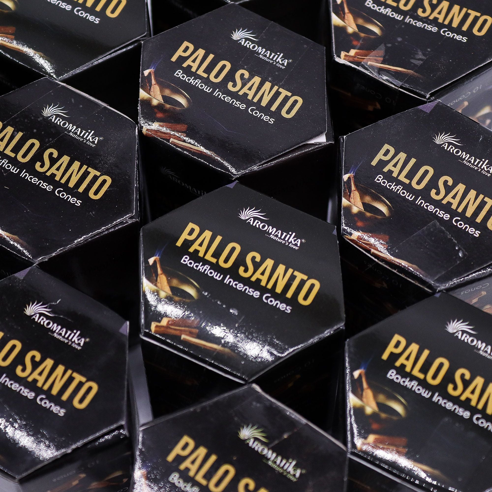 boîtes d’encens backflow masala aromatika parfum palo santo pack de 10 cônes pour brûleur encens cascade