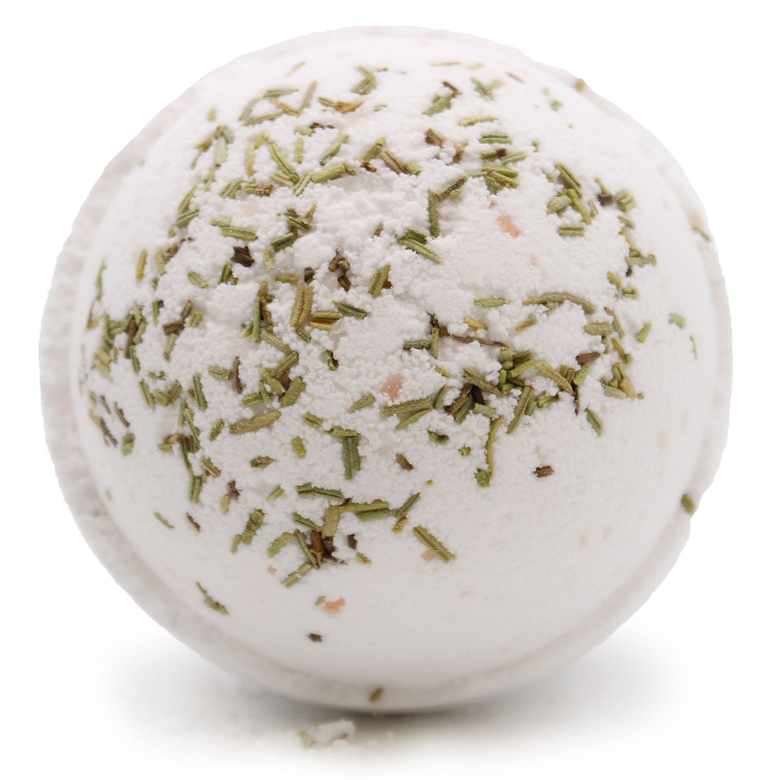 Bombe de bain au sel de l’Himalaya avec romarin et sauge pour clarifier l’esprit et favoriser la concentration