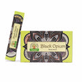 Boîte d’encens Namaste Mandalablack opium avec bâtonnets naturels, parfum apaisant pour relaxation et méditation
