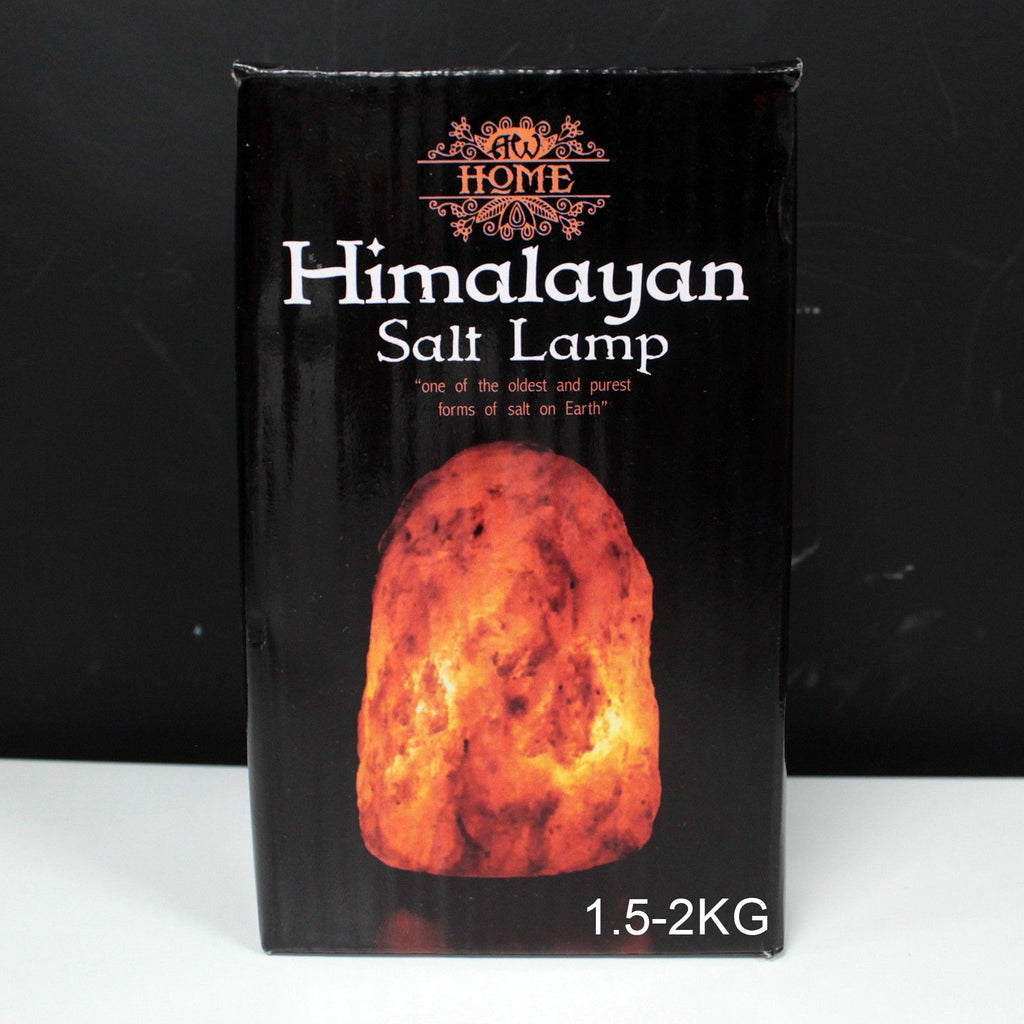 lampe sel himalaya allumée lumière orange ambiance relaxante décoration zen