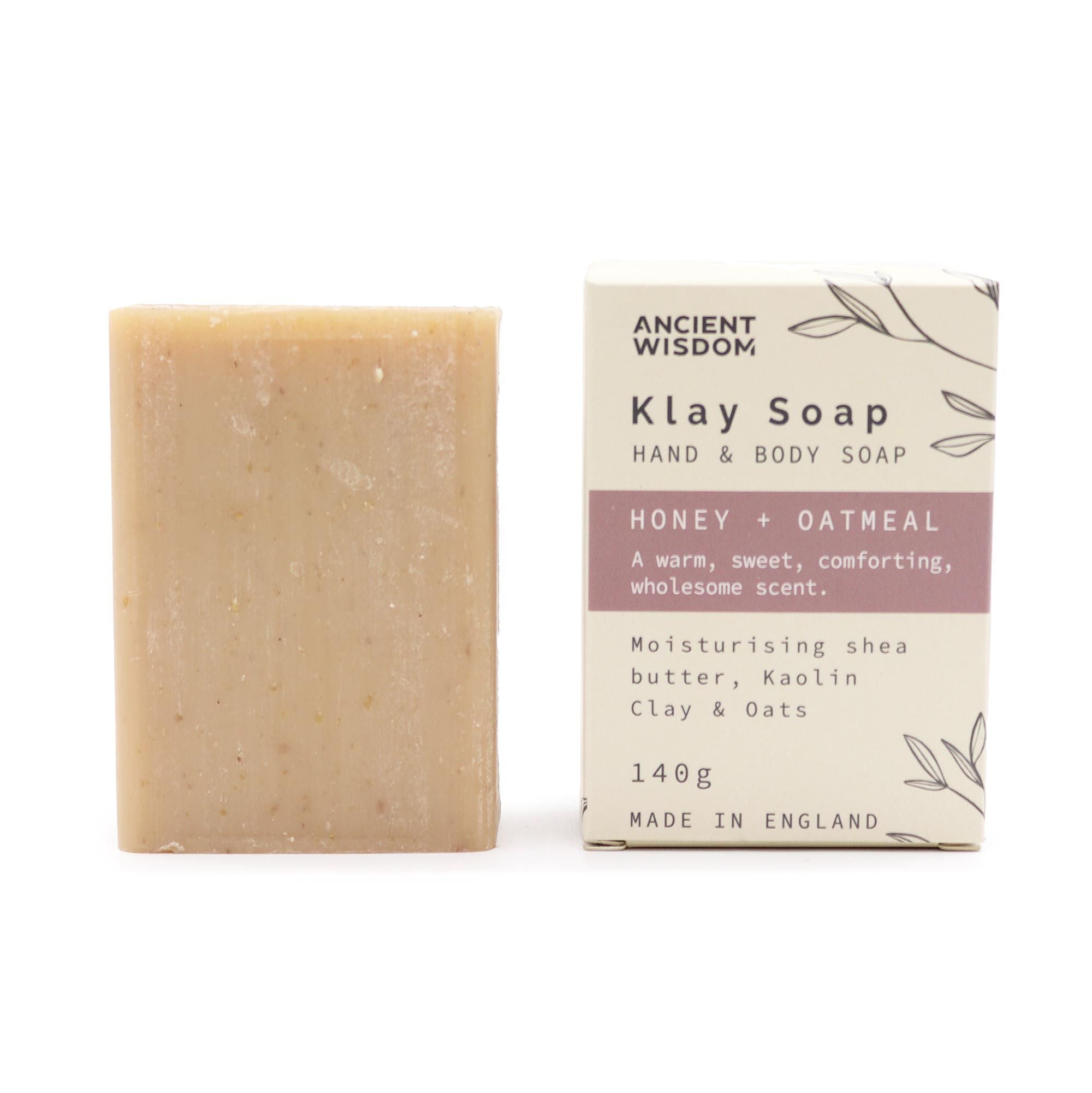 Savon argile miel avoine peau sensible hydratation douce