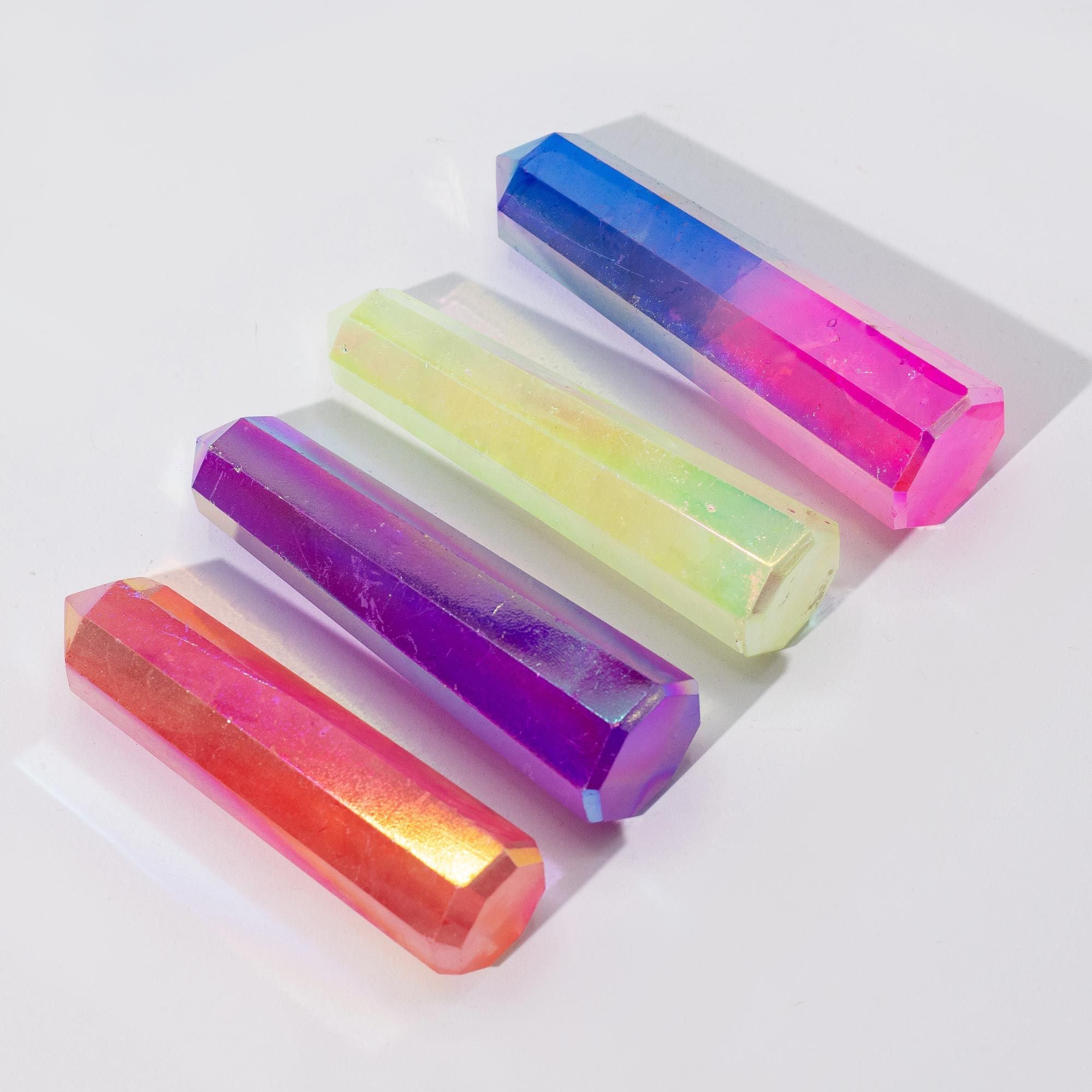 Obélisque Quartz Aurora Pêche | Décoration Zen & Bien-Être