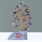 Arbre de Pierres Améthyste | Décoration Zen 80 Pierres Naturelles