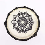 Djembé Artisanal Bois & Peau de Chèvre | Décoration Zen 15 cm