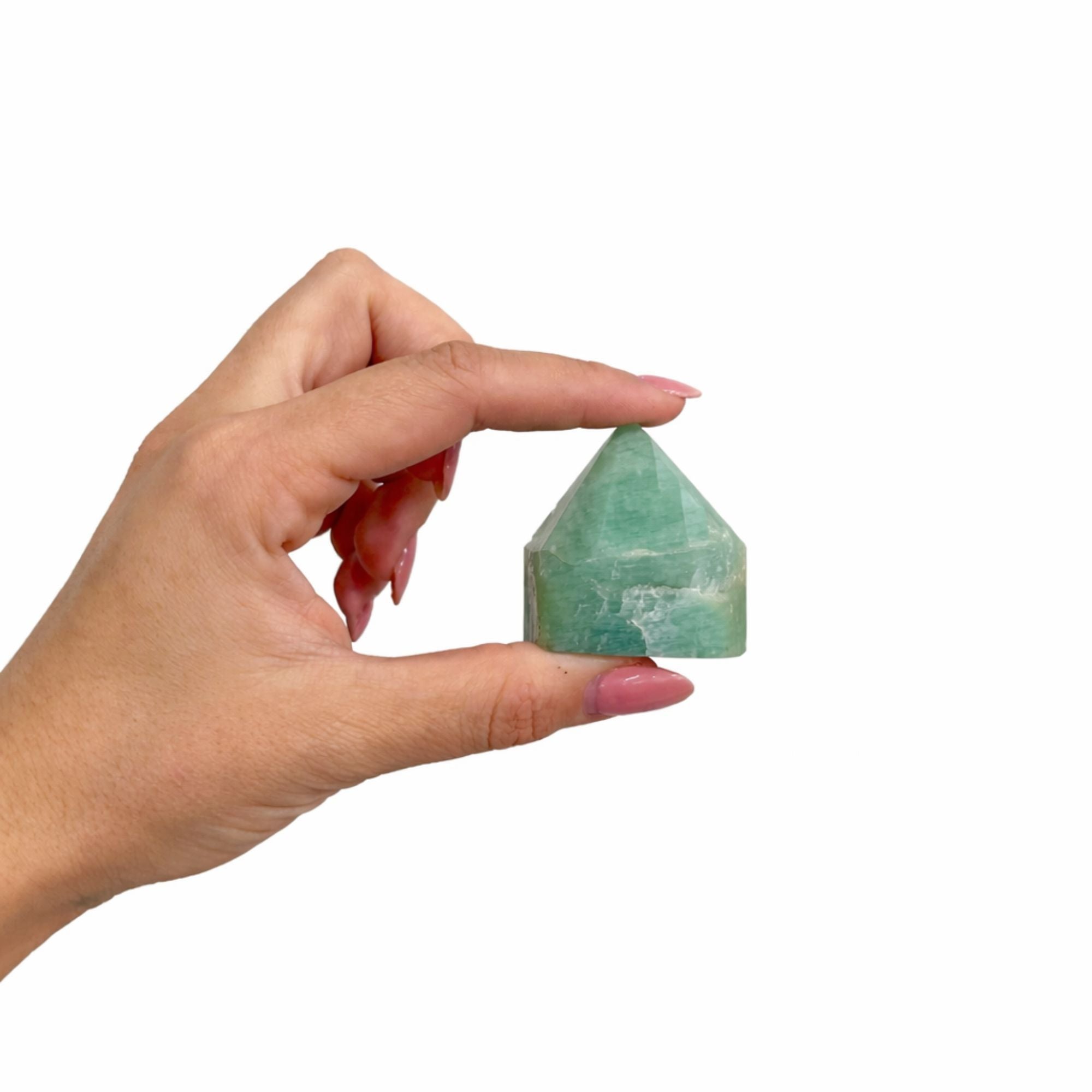 Pointes d'Amazonite Inde | Lot de 5-6 Pierres Naturelles