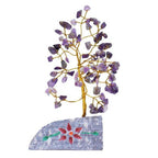 Arbre de Pierres Améthyste | Décoration Zen 80 Pierres Naturelles