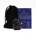 Chat Porte-Bonheur en Obsidienne Noire | Décoration Zen & Bien-Être