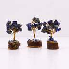 Arbre aux Pierres Sodalite | Décoration Zen sur Socle Bois