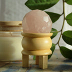 Sphère en Quartz Rose Facetté | Décoration & Bien-être Naturel