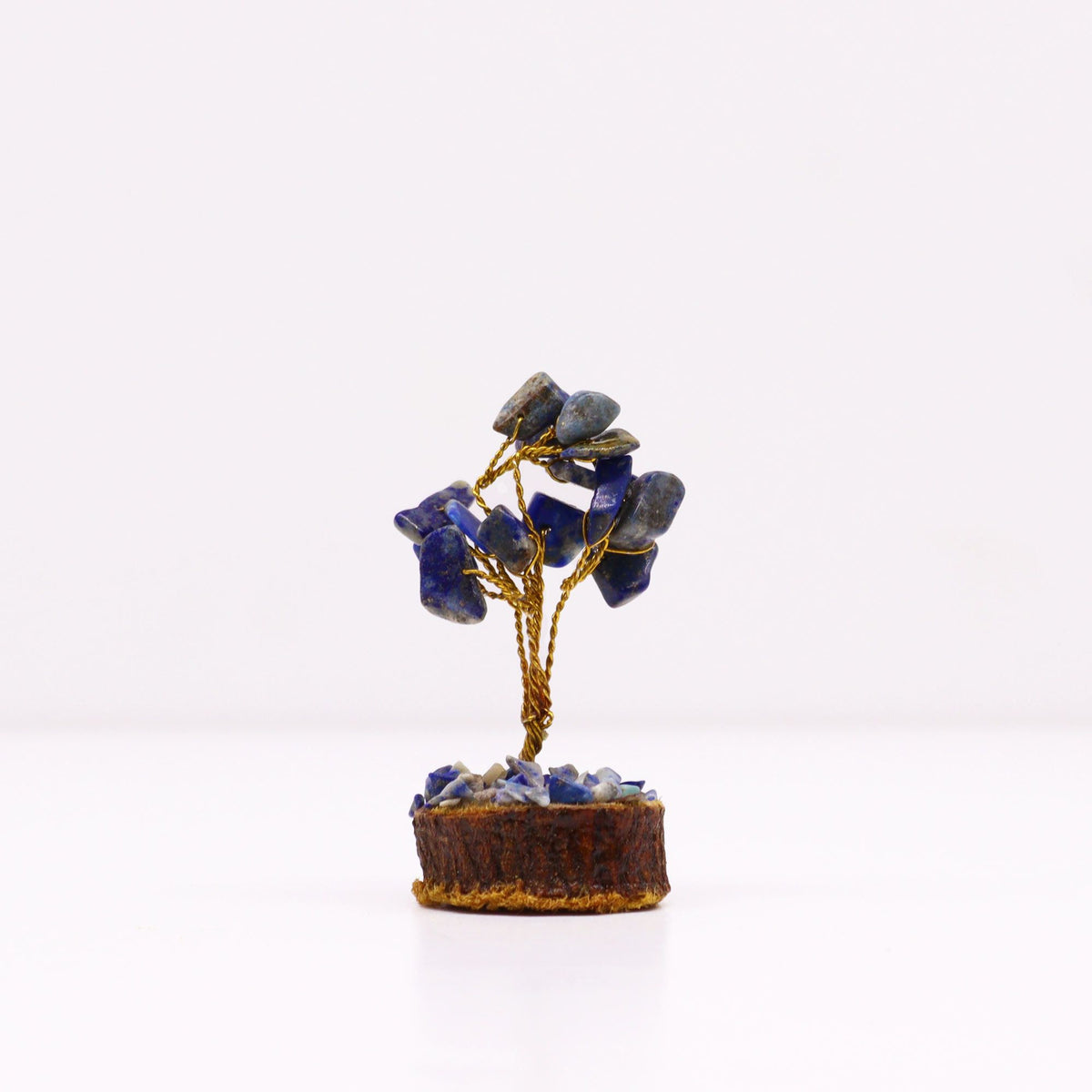 Arbre aux Pierres Sodalite | Décoration Zen sur Socle Bois
