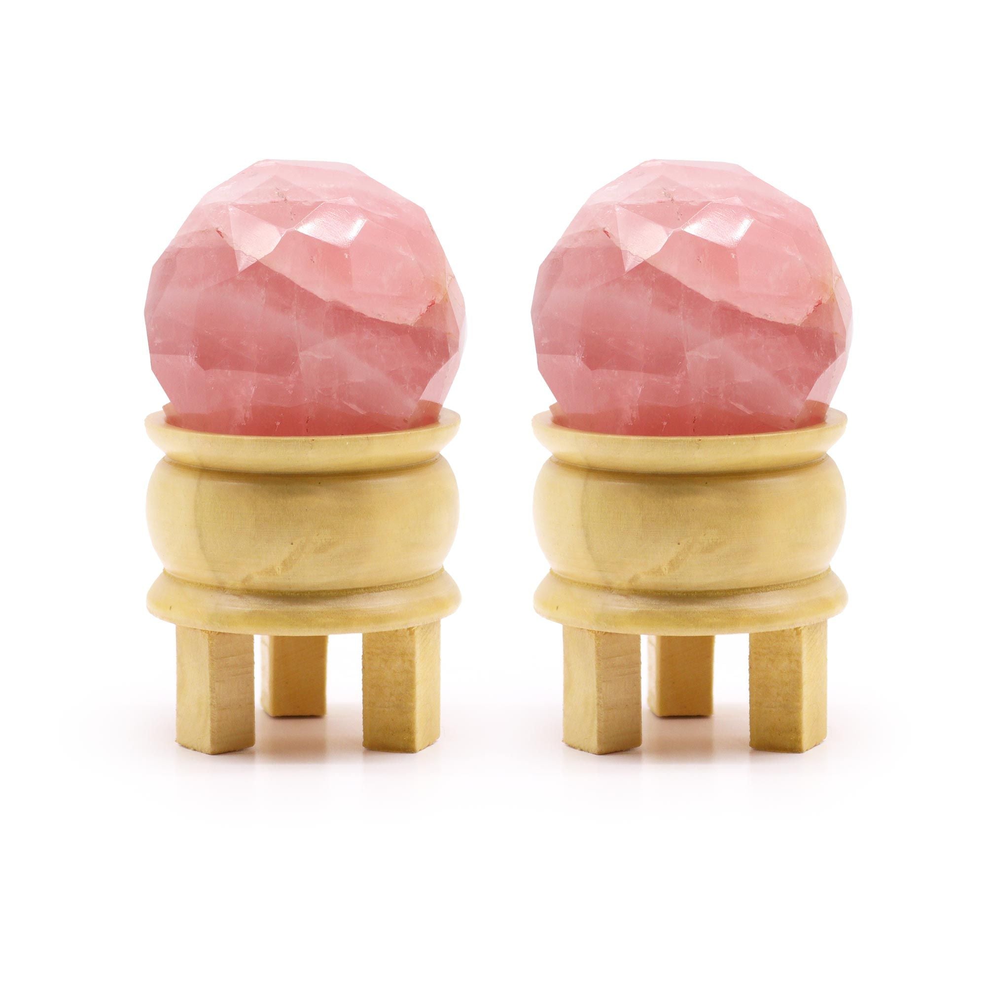 Sphère en Quartz Rose Facetté | Décoration & Bien-être Naturel