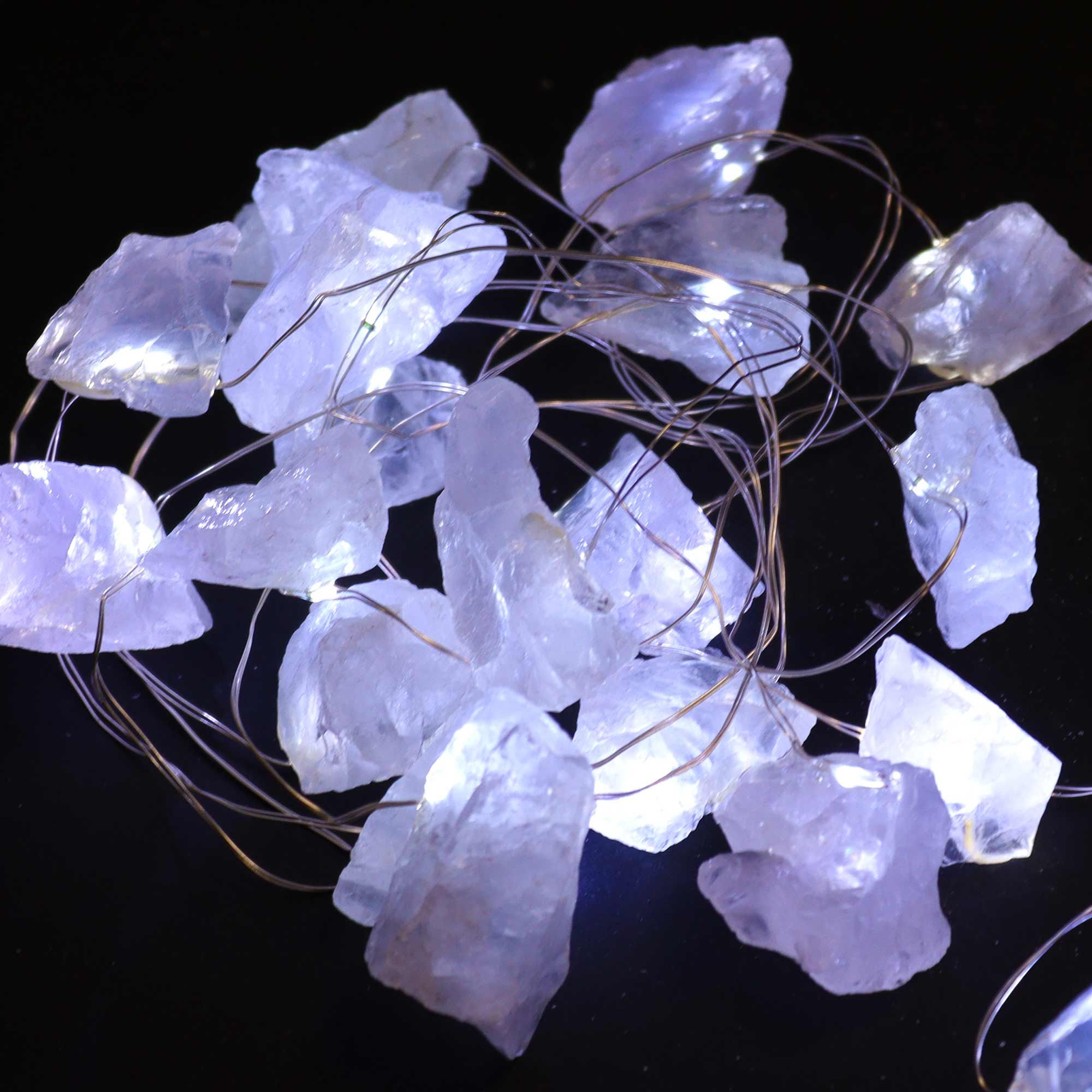Guirlande Lumineuse Quartz Cristal | Ambiance Cocooning Zen