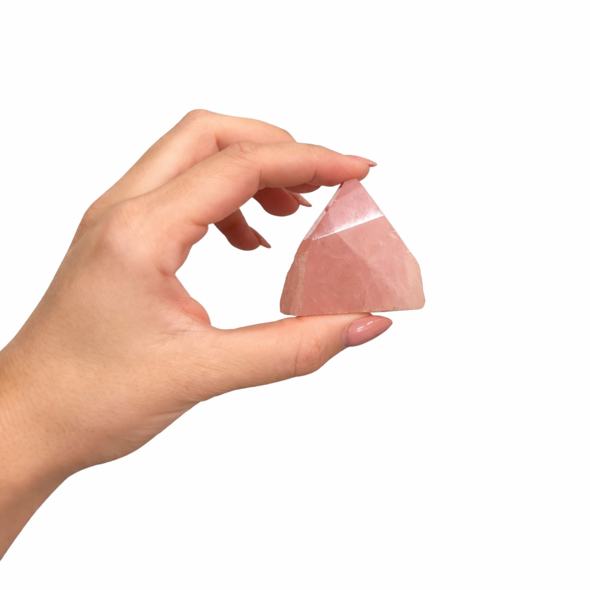 Pointes de Quartz Rose Poli | Lot de 5-6 Pierres Naturelles