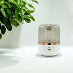 Diffuseur Arômes Blanc & Bronze | Ambiance Lumineuse USB Changeante
