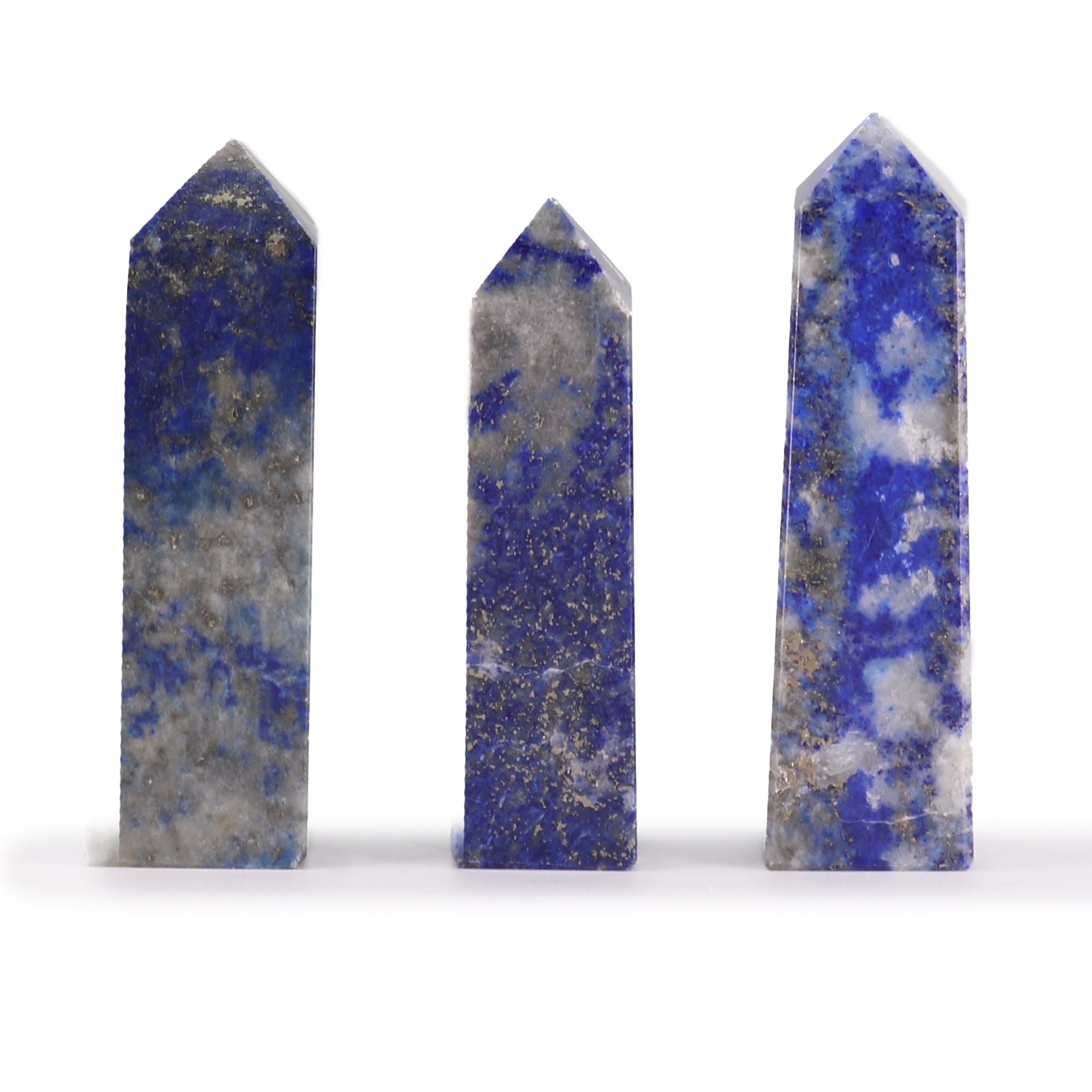 Obélisque en Lapis-Lazuli Afghan | Décoration Zen & Sérénité