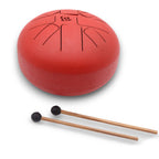 Tongue Drum Acier Rouge Symbole Om | Musique & Détente Zen