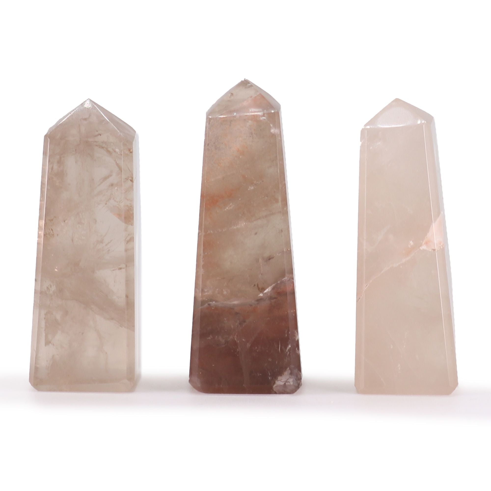Obélisque en Quartz Fumé | Décoration Zen & Équilibre Naturel