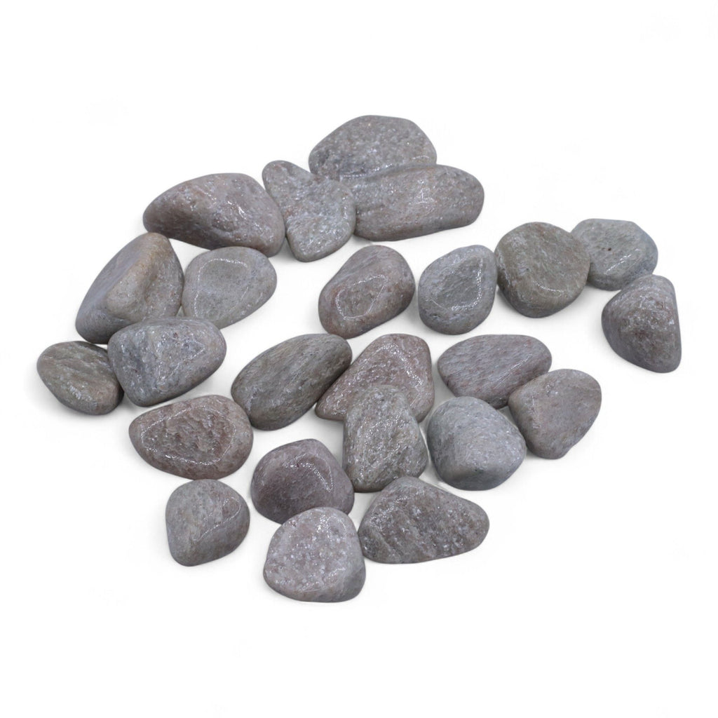 Pierres Roulées Aventurine Blanche | Lot de 24 pierres naturelles zen