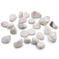 Pierres Roulées Howlite Blanche | Lot de 24 Petites Pierres Naturelles