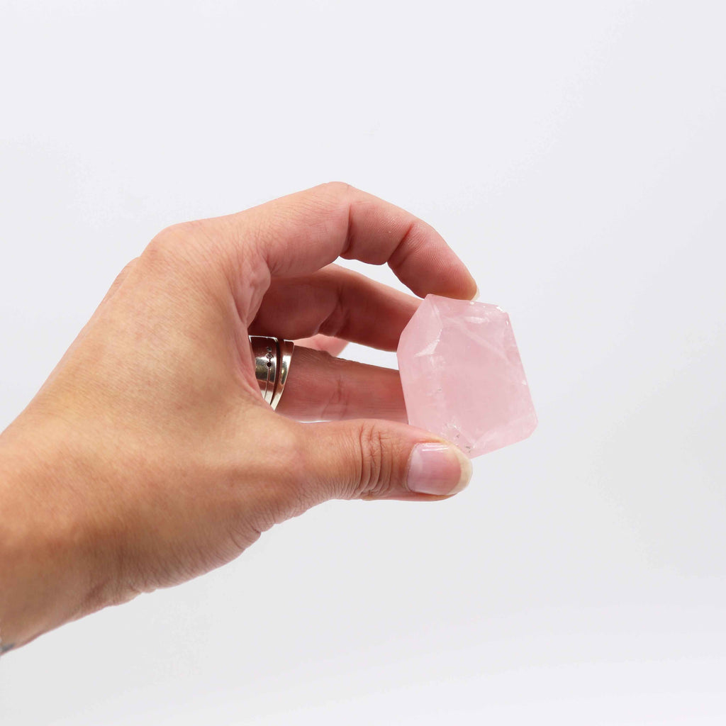 Pointes de Quartz Rose d'Inde | Lot de 7-8 Pierres Naturelles