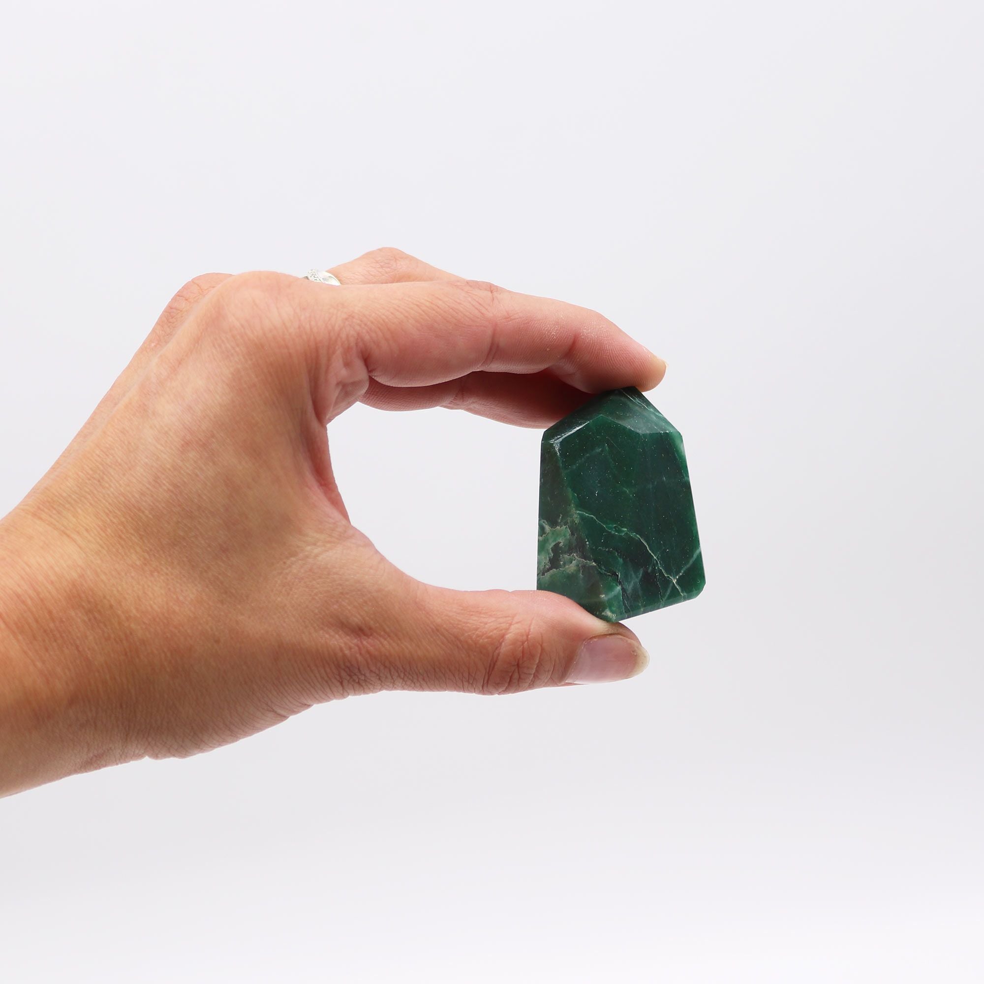 Pointe de Jade Indien | Lot de 7-8 Pierres Naturelles
