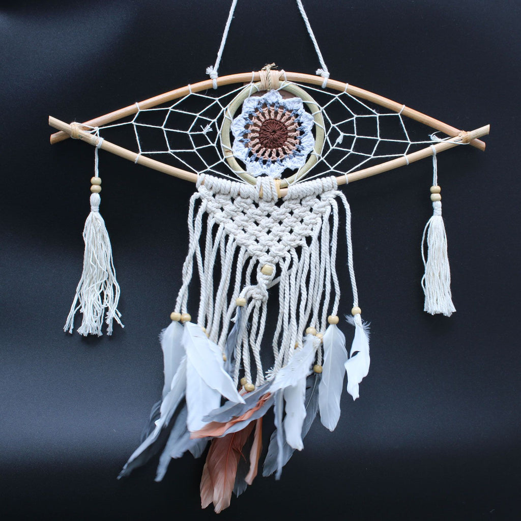 Protector Atrapasueños - Pequeño Ojo de Macramé Colores Surtidos
