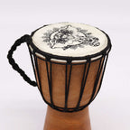 Djembé Artisanal Motif Éléphant | Ambiance Zen & Cocooning