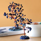 Arbre de Pierres Sodalite | Socle Agate Bleue & Décoration Zen