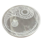 Plaque de Sélénite Feng Shui 18 cm | Décoration Zen & Harmonie