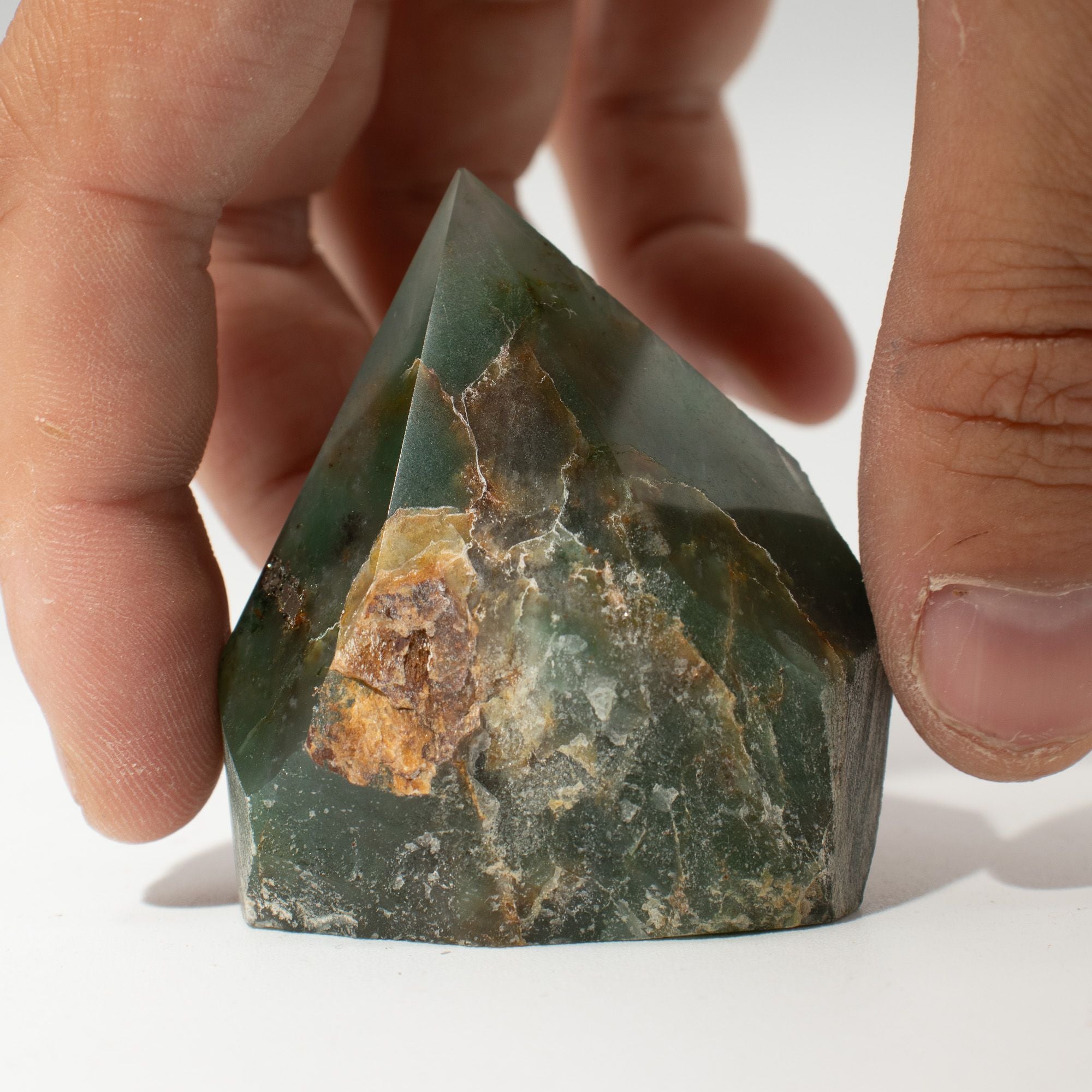 Pointes Aventurine Verte Polie | Lot de 5-6 Pierres Naturelles