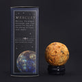Sphère Jaspe Crazy Lace & Socle Goldstone Solaire | Décoration Zen 40mm