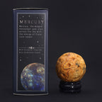 Sphère Jaspe Crazy Lace & Socle Goldstone Solaire | Décoration Zen 40mm