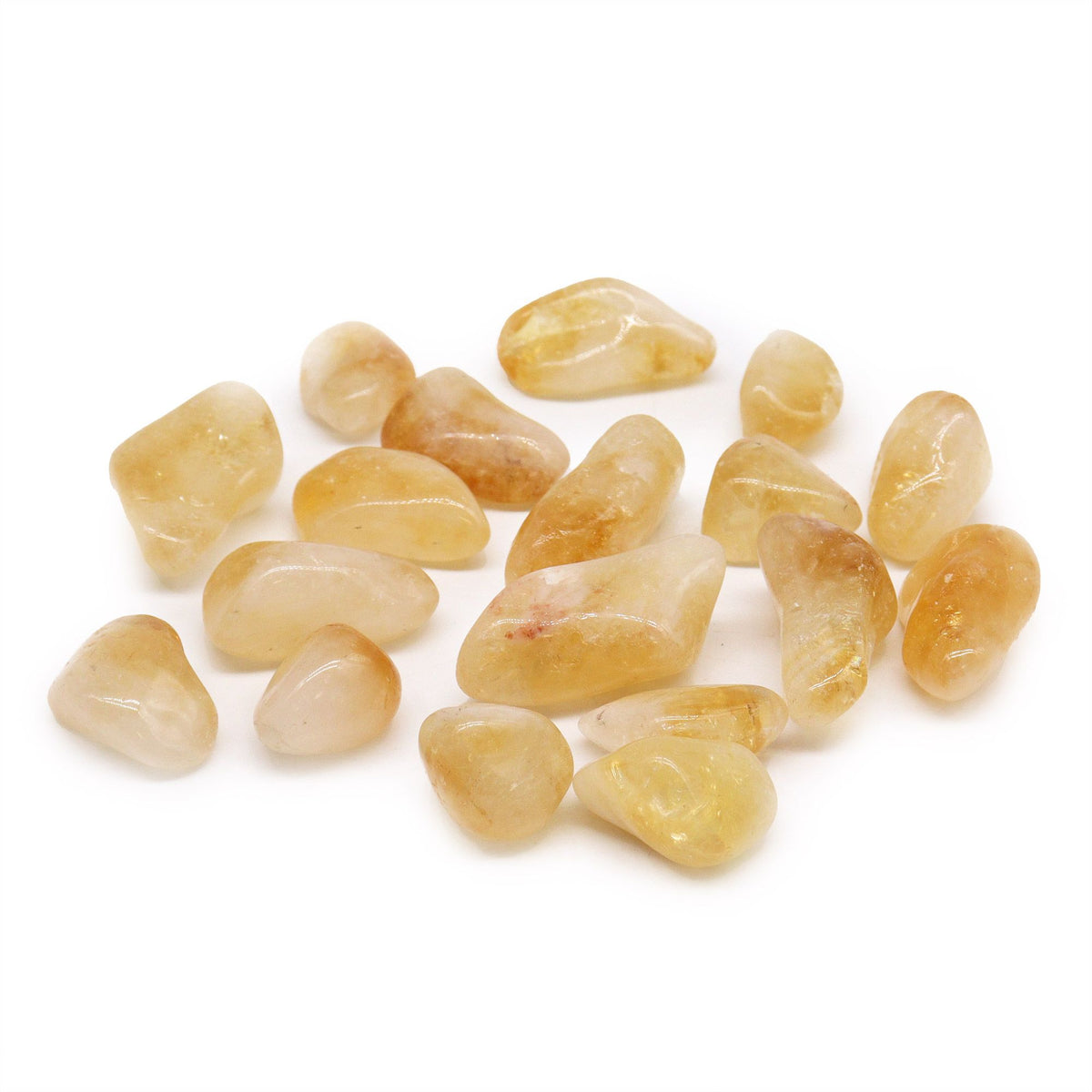 Pack 24 Pierres Roulées Citrine Grade A | Douceur & Harmonie
