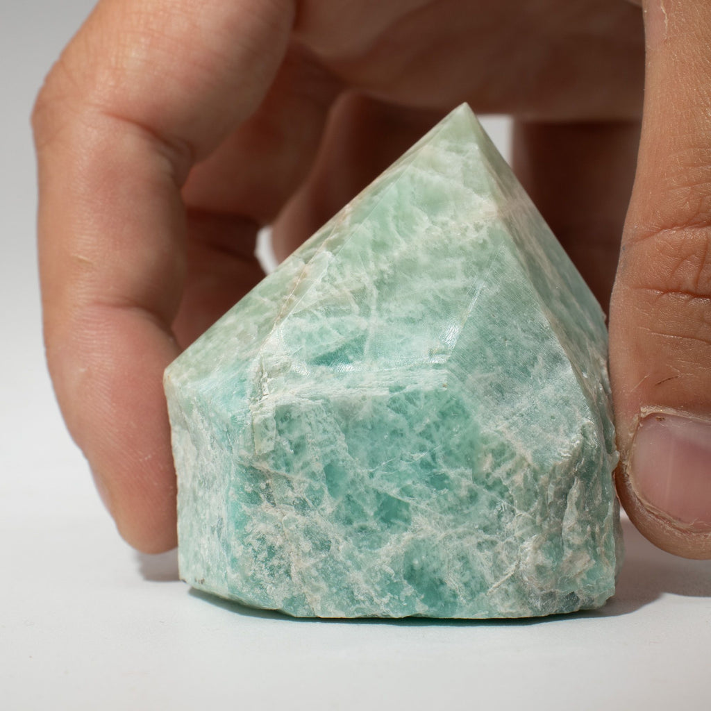 Pointes d'Amazonite Inde | Lot de 5-6 Pierres Naturelles