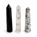 Obélisque Tourmaline Noire Six Faces | Décoration Zen & Ancrage