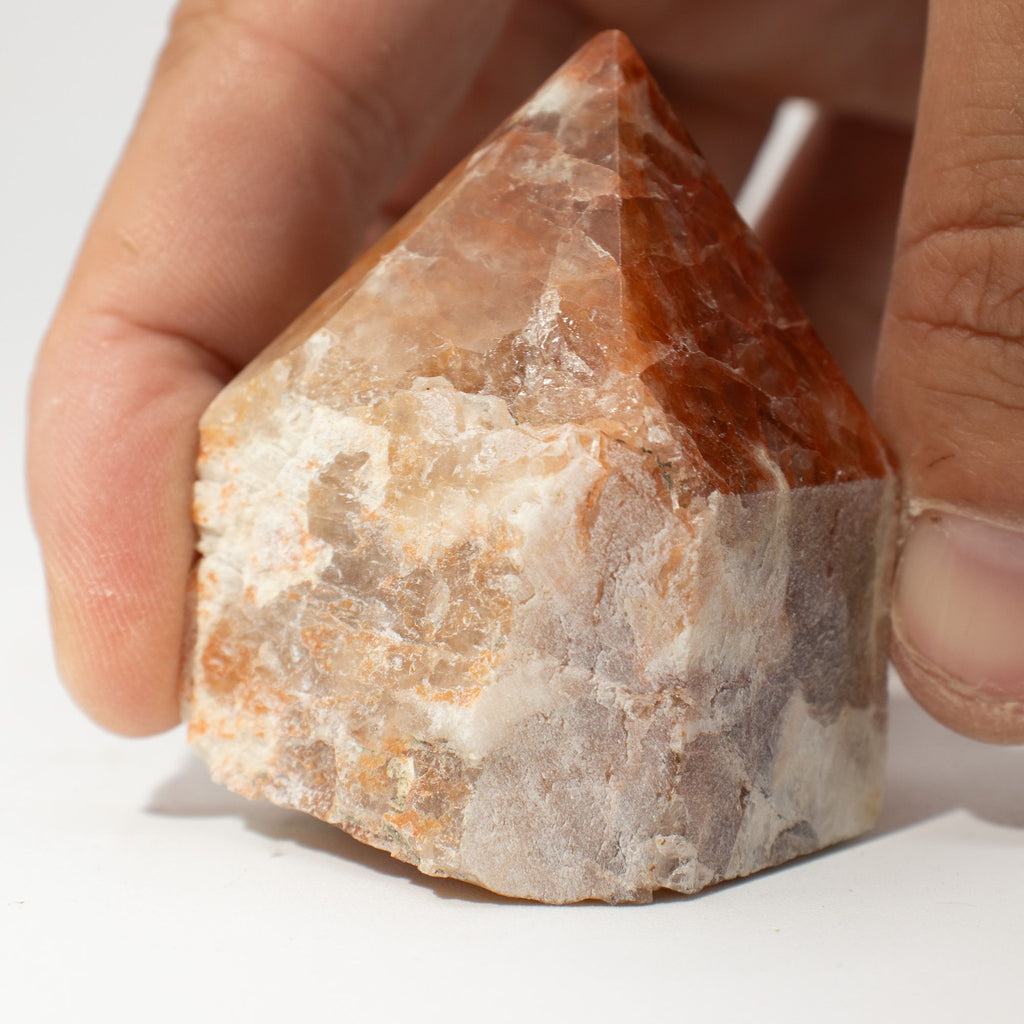 Pointes Polies Matrix & Tourmaline | Lot de 5-6 Pierres Naturelles
