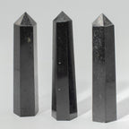 Obélisque Tourmaline Noire Six Faces | Décoration Zen & Ancrage