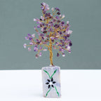 Arbre de Pierres Améthyste 160 Pierres | Décoration Zen Artisanale
