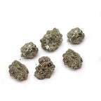 Pyrite du Pérou Qualité Supérieure | Lot de 6 Pierres Naturelles 35-50mm