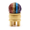 Boule de Cristal Sept Chakras Facettée | Équilibre & Harmonie
