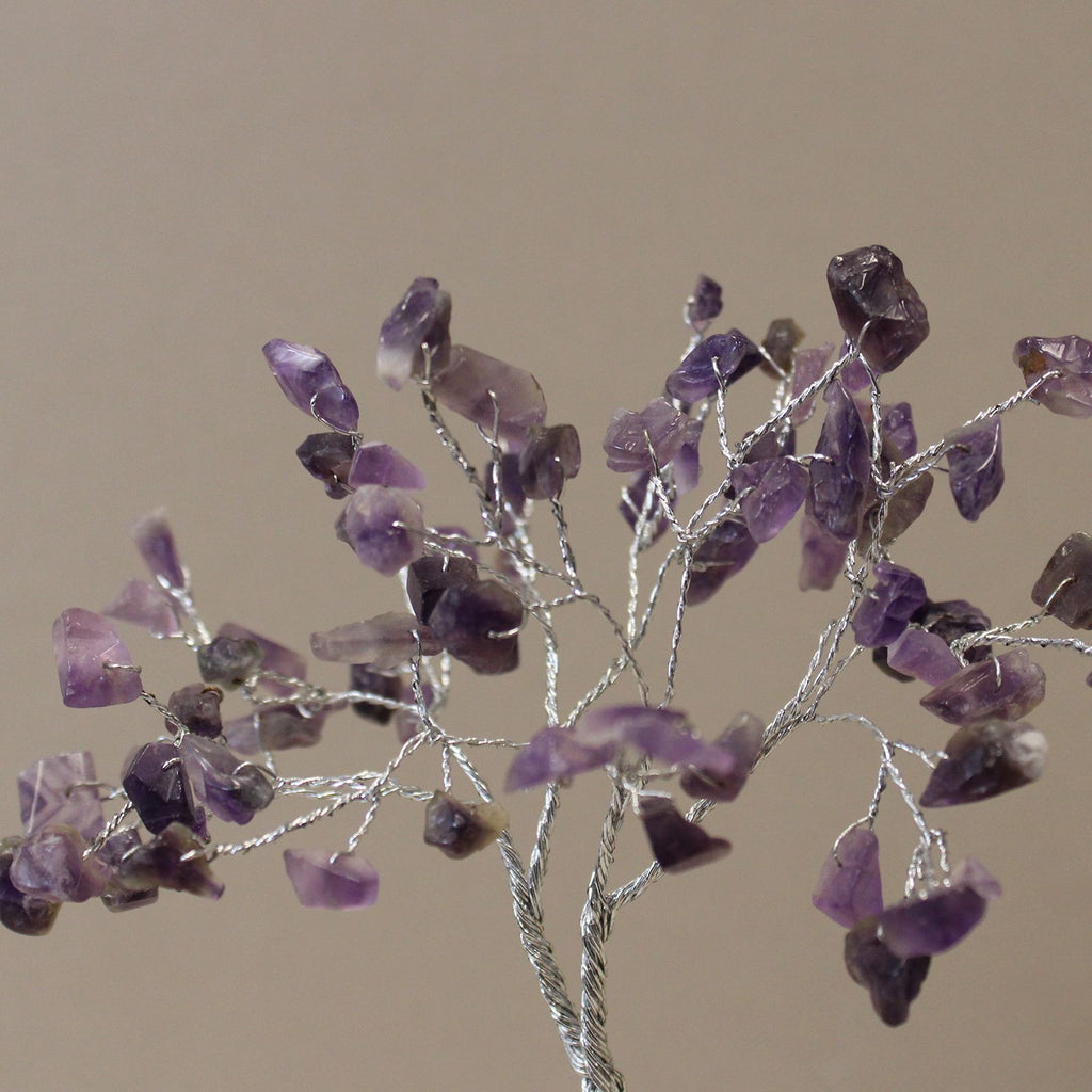 Arbre de Pierres Améthyste & Orgonite | Décoration Zen 80 Pierres