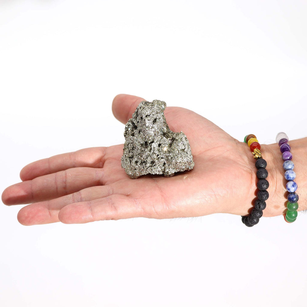 Pierre de Pyrite du Pérou | Spécimen naturel doré & décoratif
