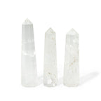 Obélisque Cristal de Roche Six Faces | Clarté & Harmonie Déco