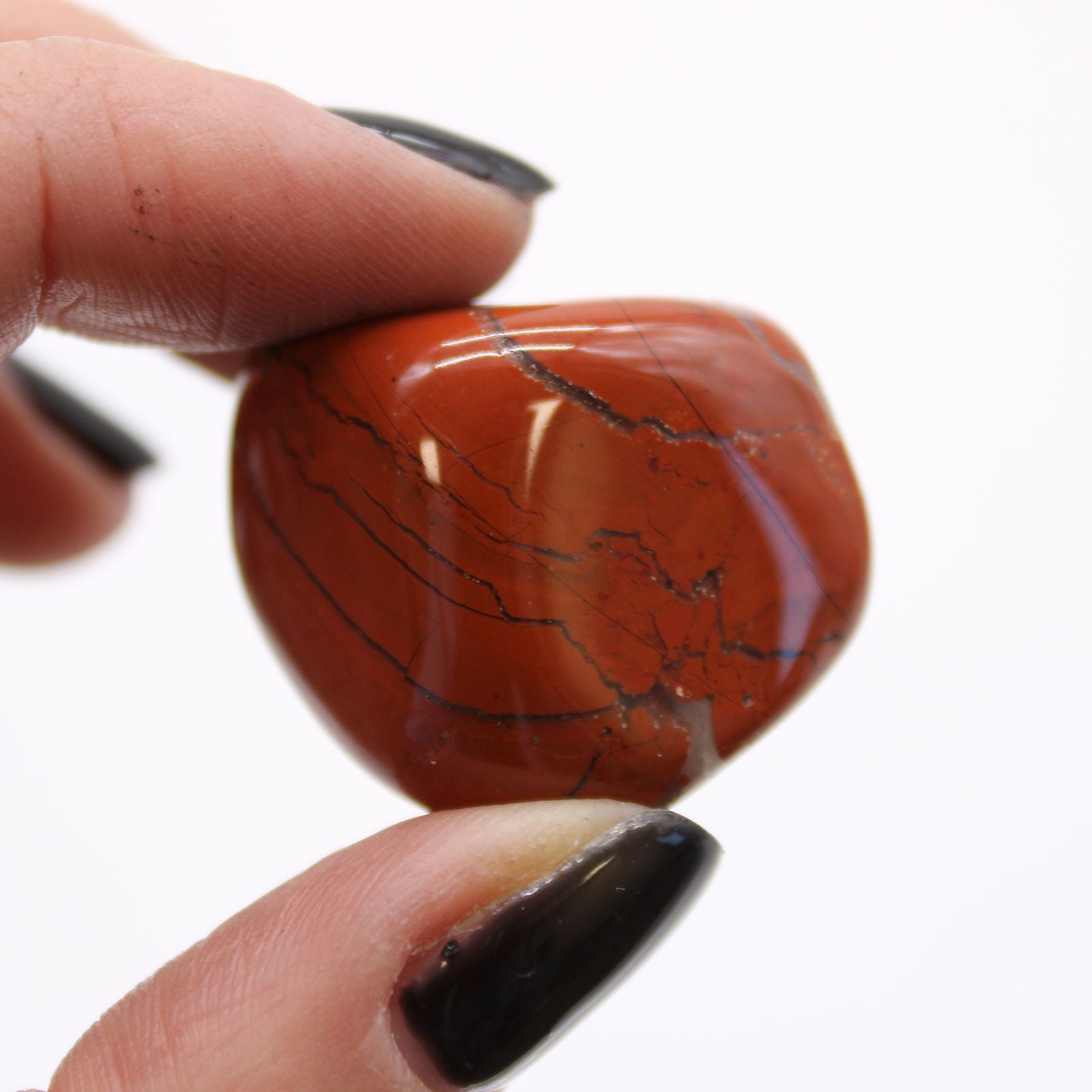 Pierres Roulées Jaspe Rouge Afrique du Sud | Lot de 12 Pierres Naturelles