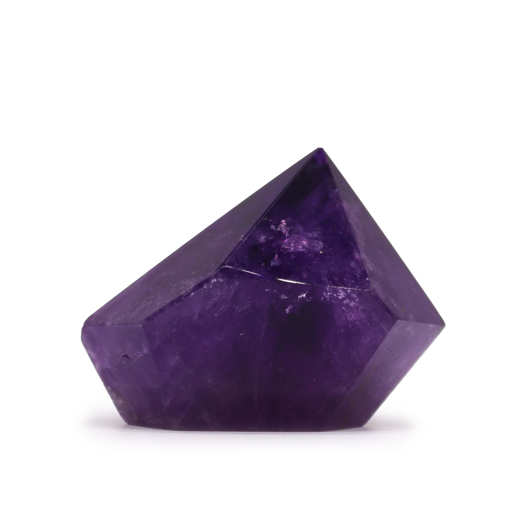 Pointe Améthyste Naturelle Violet Profond | Décoration Zen & Sérénité