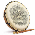 Tambour Chamanique Hamsa | Décoration Zen & Sonorité Apaisante 30cm