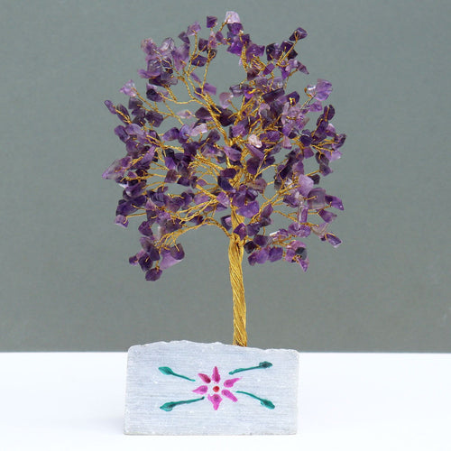 Arbre de Pierres Améthyste | 320 Pierres Naturelles Artisanal