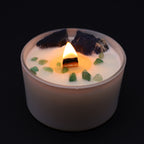 bougie chakra gorge allumee ambiance apaisante